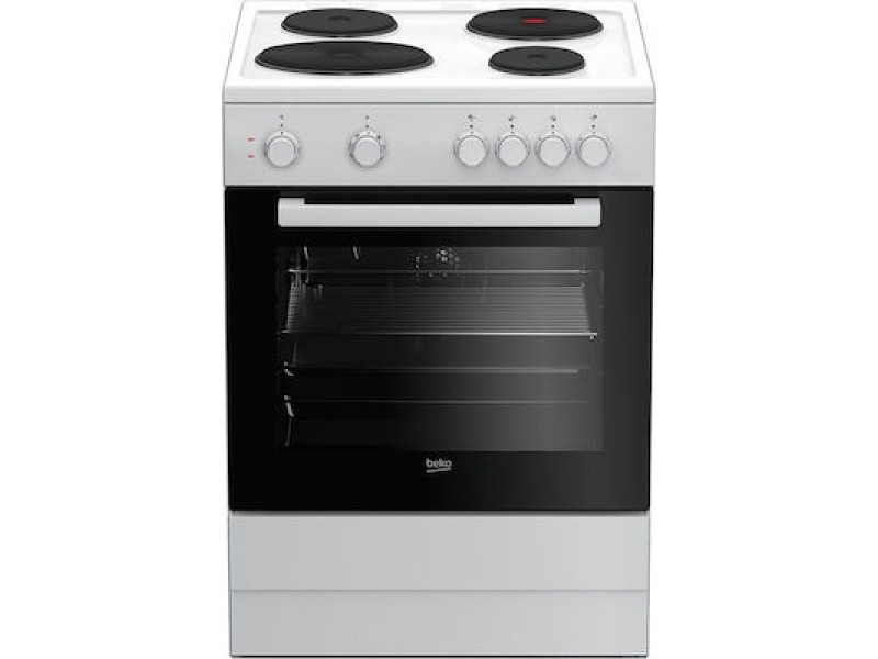 Beko FSM 66000 GWS Κουζίνα 65lt με Εμαγιέ Εστίες Π60εκ.