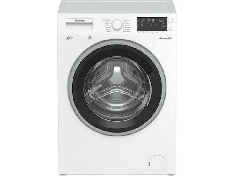 Blomberg WAFN81238PS Πλυντήριο Ρούχων Eμπρόσθιας Φόρτωσης 8kg 1200σ.α.λ White